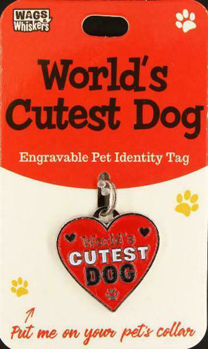 Picture of WORLDS CUTEST DOG ID TAG